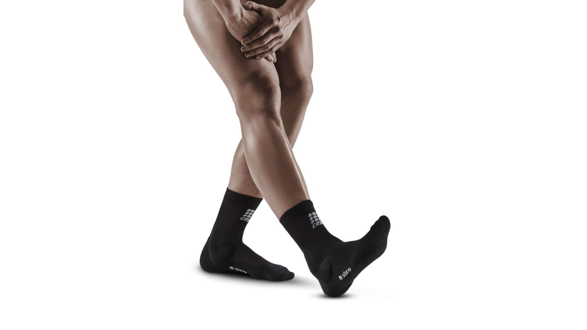 CEP Ortho Ankle Support Compression Short Socks men