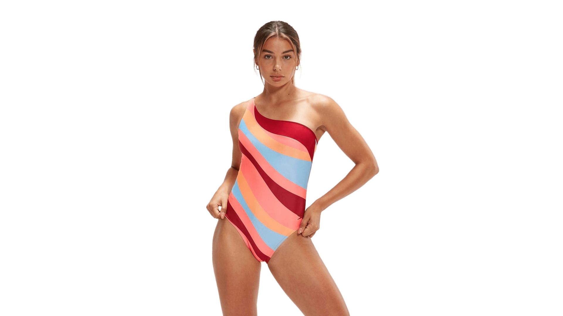 Speedo Printed Asymetric swimsuit women