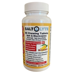 Saltolyte Chewable Salt Tablets (60 tablets) mango
