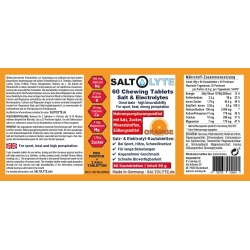 Saltolyte näritavad soolatabletid (60 tk) apelsin