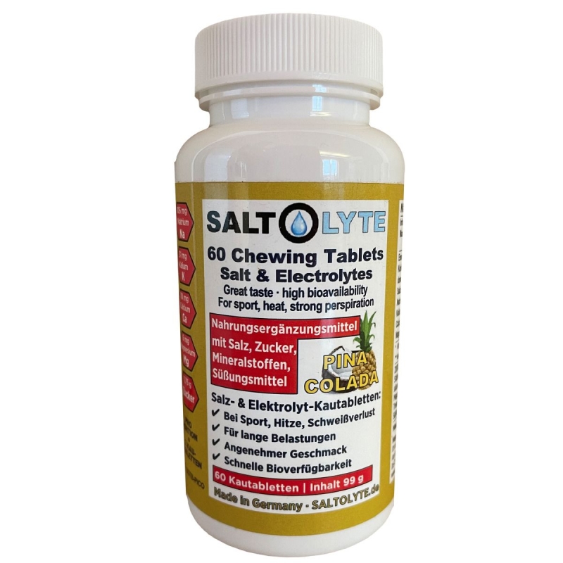 Saltolyte Chewable Salt Tablets (60 tablets) pina colada