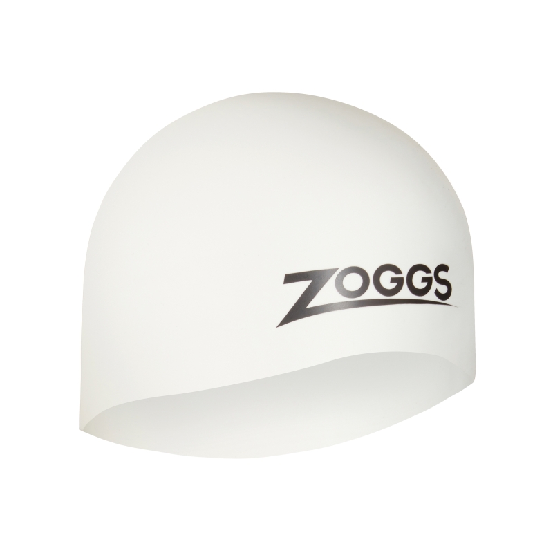 Zoggs silicone swimming caps for adults and children
